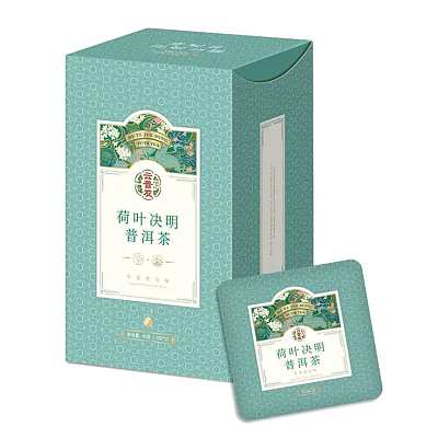 云普发 养生袋泡茶 荷叶决明普洱茶 15pcs*3g
