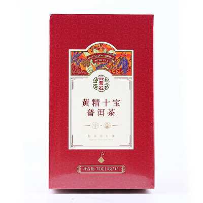云普发 养生袋泡茶 黄精十宝普洱茶 15pcs*5g