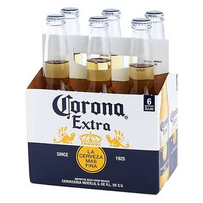 【一提】Corona 科罗娜啤酒 酒精度4.5% 355ml*6瓶/pack（多条码）
