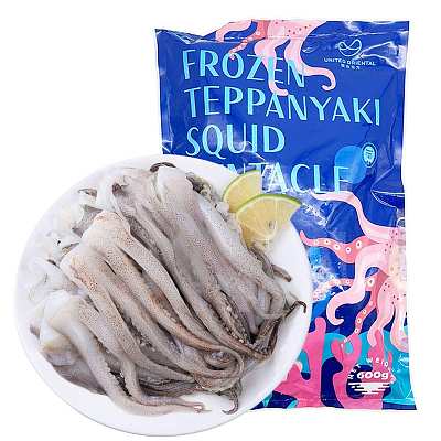【冻】铁板烧鱿鱼须 600g