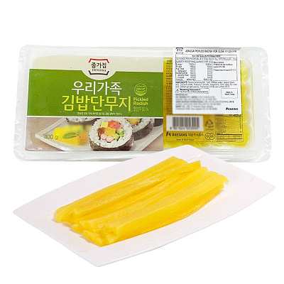 【鲜】O'Food 韩式即食腌黄萝卜条 寿司用 400g