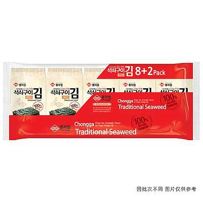 Chongga 芝麻油海苔 10包入 40g