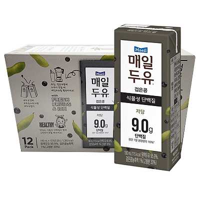 【整箱】Maeil 韩国黑豆豆浆 190ml*12瓶/箱