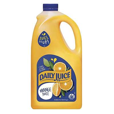 【鲜】Daily Juice 家庭共享装 橙汁 不添加糖 2L