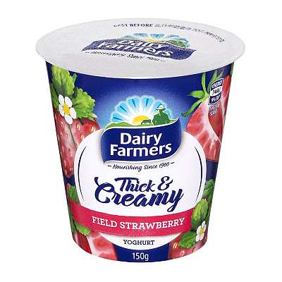 【鲜】Dairy Farm浓郁酸奶杯 经典草莓味 150g