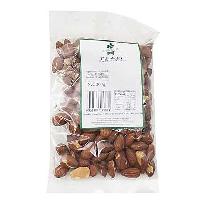 Ahoy Nuts 烤杏仁 无盐 200g