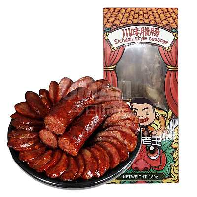 【鲜】隔壁老王 川味腊肠 180g