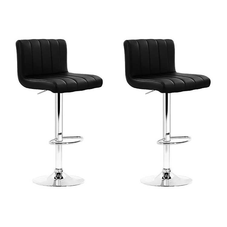 artiss-pu-leather-rotatable-backrest-lift-bar-stool-2-piece-set-black-chrome-2