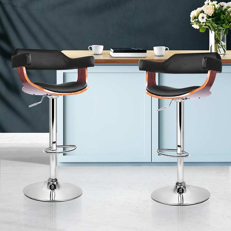 artiss-pu-leather-rotatable-backrest-lift-bar-stool-2-piece-set-black-wood-color-3