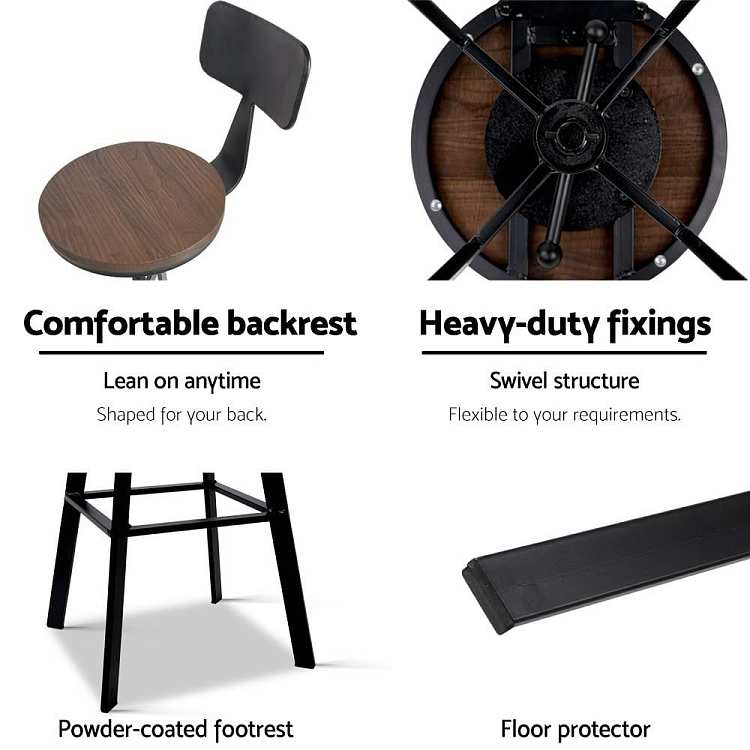 artiss-corrosion-resistant-steel-base-rotatable-backrest-lift-type-elm-bar-stools-2-sets-industrial-style-black-wood-color-3