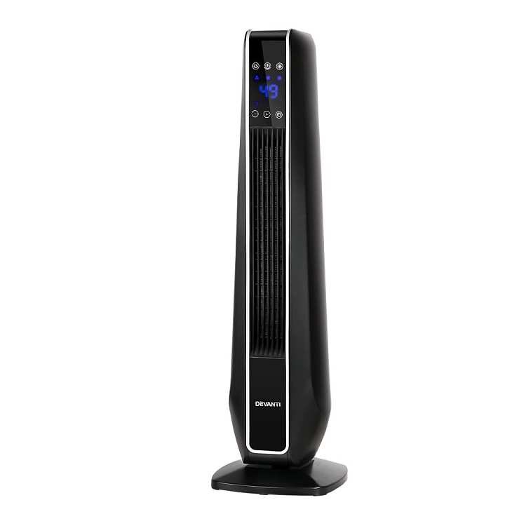 devanti-portable-ceramic-tower-fan-heater-led-display-panel-10-49c-70-oscillation-22cm74cm-2400w-black-2