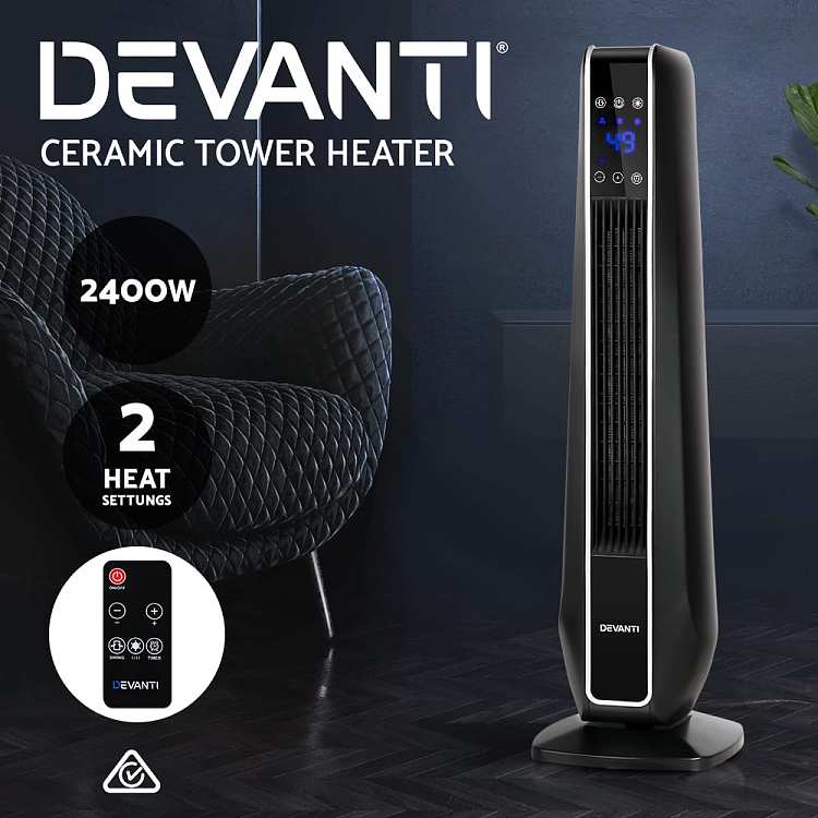 devanti-portable-ceramic-tower-fan-heater-led-display-panel-10-49c-70-oscillation-22cm74cm-2400w-black-4