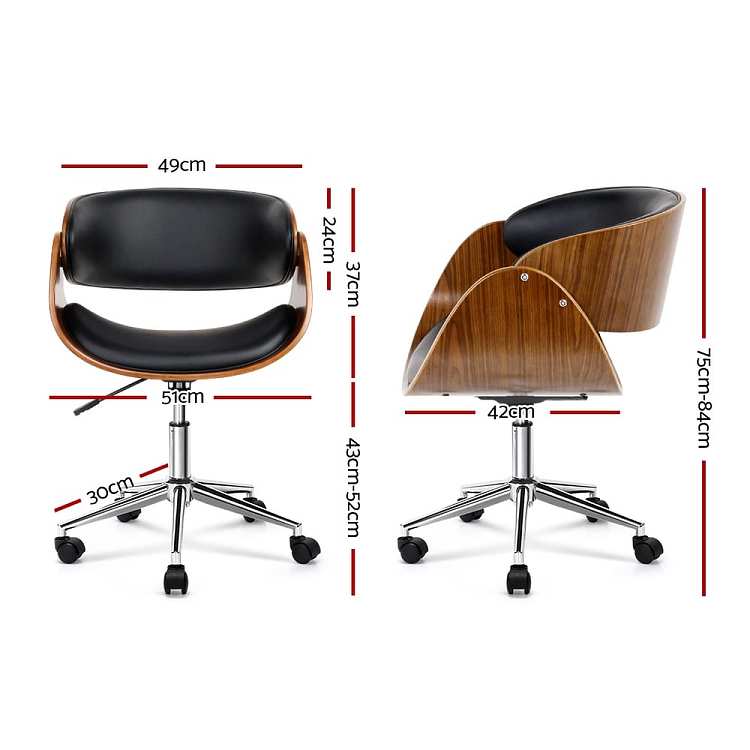 artiss-wooden-chair-pu-leather-upholstered-swivel-adjustable-height-office-chair-black-brown-75-84cm-3