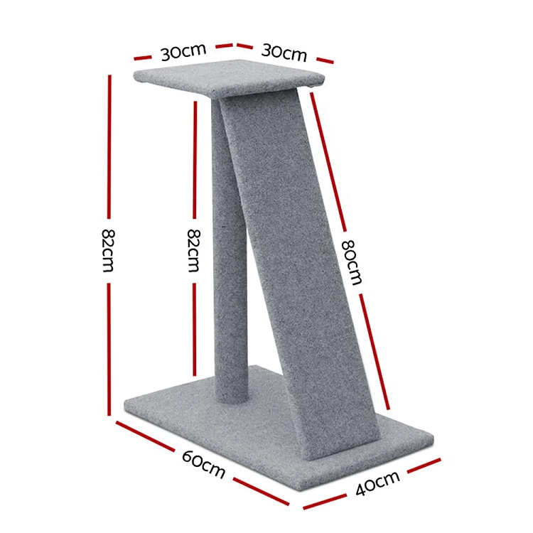 ipet-cat-climbing-frame-trapezoid-gray-82cm-3