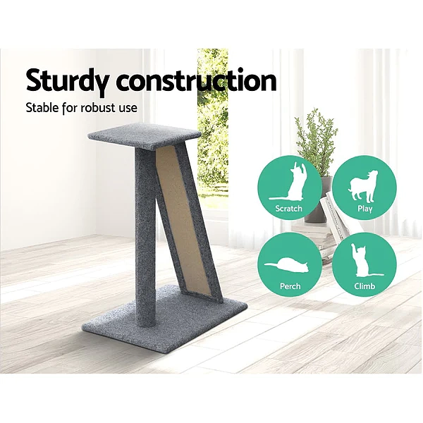 ipet-cat-climbing-frame-trapezoid-gray-82cm-4