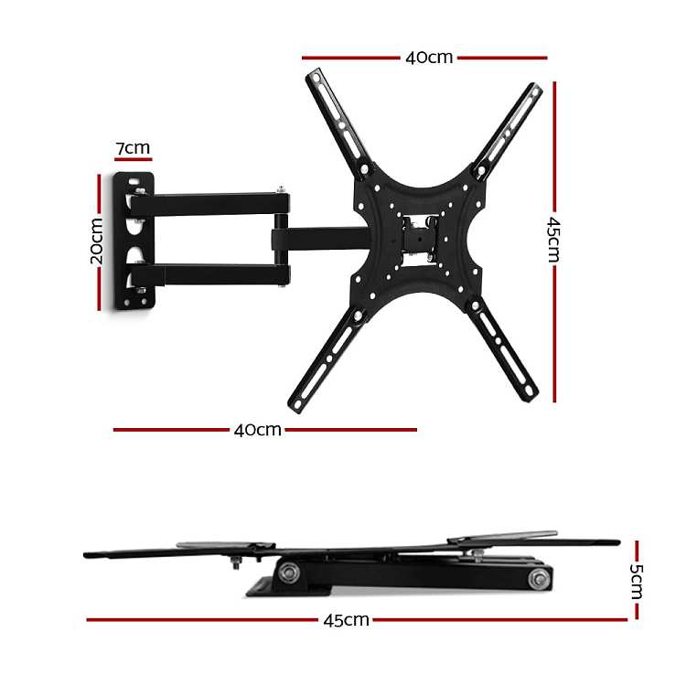 artiss-lcd-led-plasma-tilt-swivel-tv-wall-mount-bracket-323740434850-in-3