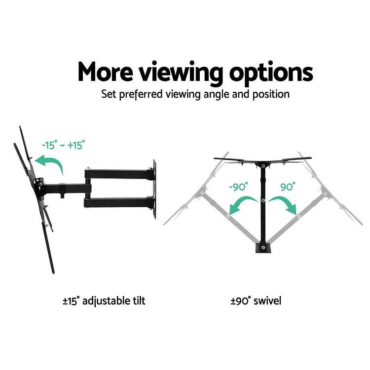 artiss-lcd-led-plasma-tilt-swivel-tv-wall-mount-bracket-323740434850-in-5