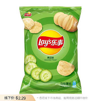 乐事 薯片 黄瓜味 70g
