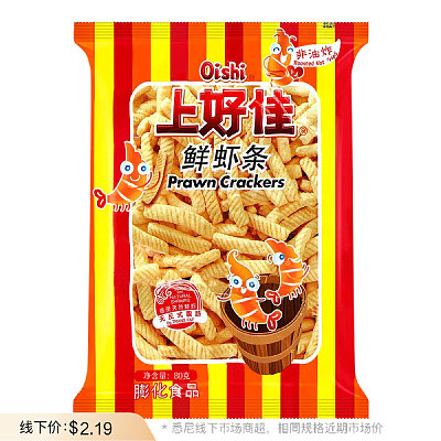 上好佳 鲜虾条 80g