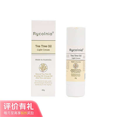 Rycolnia 茶树萜醇精华 轻盈面霜 45g