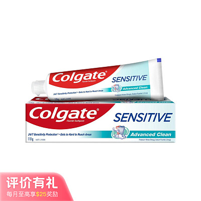 COLGATE高露洁 专研清新敏感牙膏 110g【评价有礼】