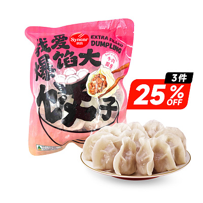 【冻】思念 我爱爆馅大饺子 牛肉圆葱 480g