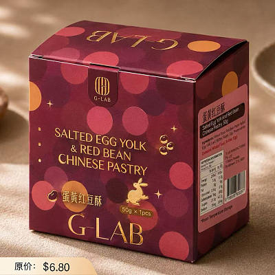 G-LAB 红豆蛋黄酥 50g