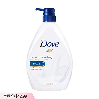 多芬深层滋养沐浴露 1000ml