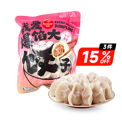 【冻】思念 我爱爆馅大饺子 牛肉圆葱 480g