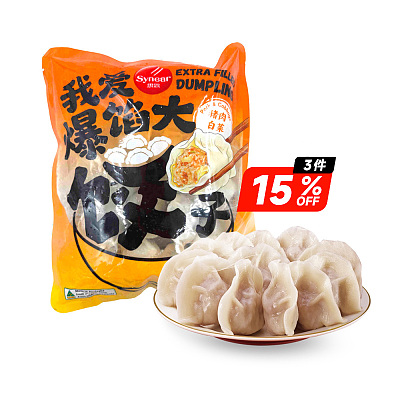 【冻】思念 我爱爆馅大饺子 猪肉白菜 480g