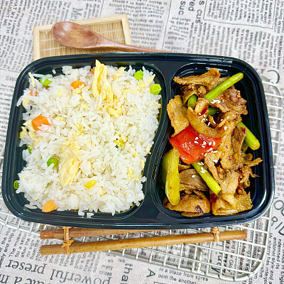 469 回锅肉（微辣）＋炒饭【1000ml盒装】