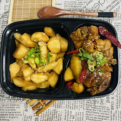 1412重庆烧鸡公（中辣）+油焖茭白（1000ml盒装）