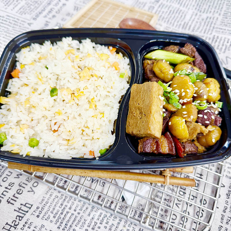 chestnut-braised-pork-stewed-with-frozen-tofuclassic-fried-rice-1
