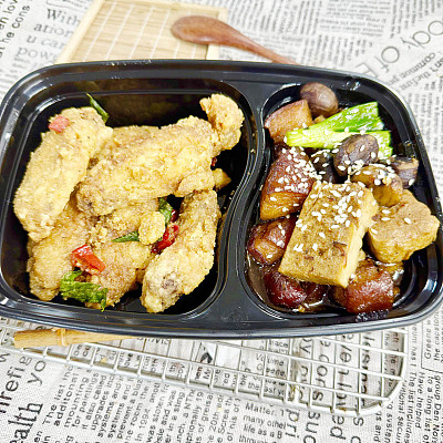 2315栗子红烧肉焖冻豆腐＋咸蛋鸡翅（1000ml盒装）