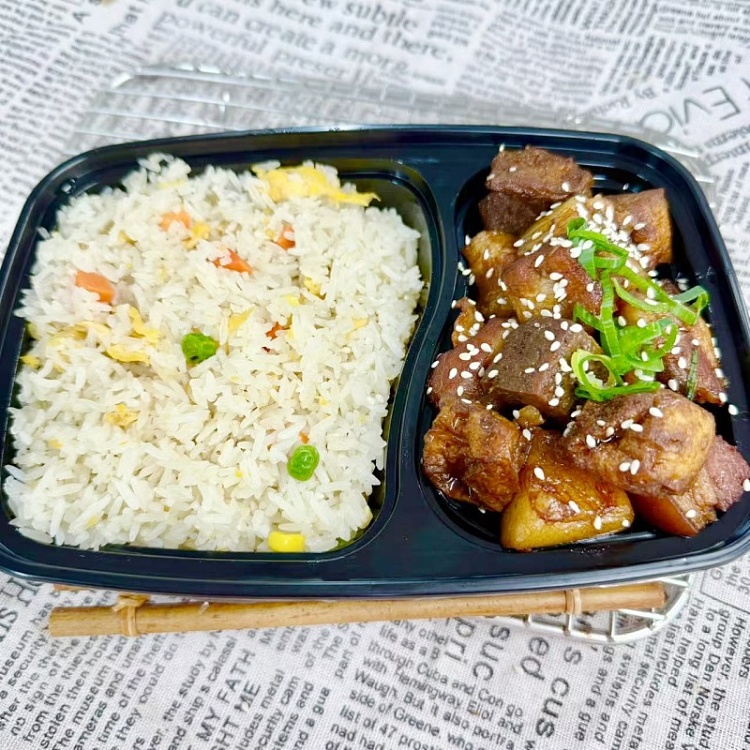 braised-pork-with-tofu-puffclassic-fried-rice-1
