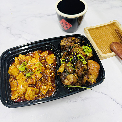 3650台式三杯鸡+麻婆豆腐（辣）【1000ml盒装】【约540g】