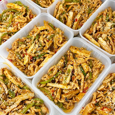 香干炒肉丝（全新改良）（中辣）【750ml盒装】【约300g】【赏味期至周五 介意者勿拍】